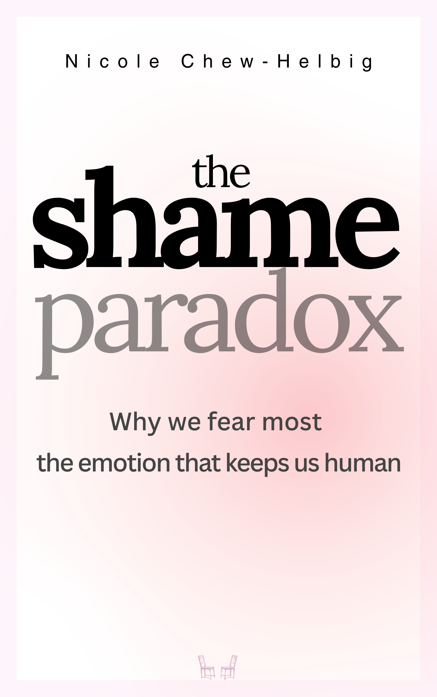 The Shame Paradox — book cover by Nicole Chew-Helbig
